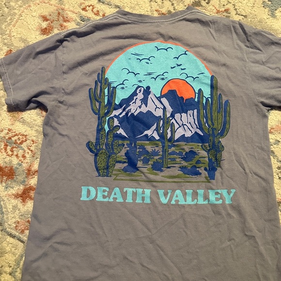 Men's Blue Graphic T-Shirt - Picture 4 of 5